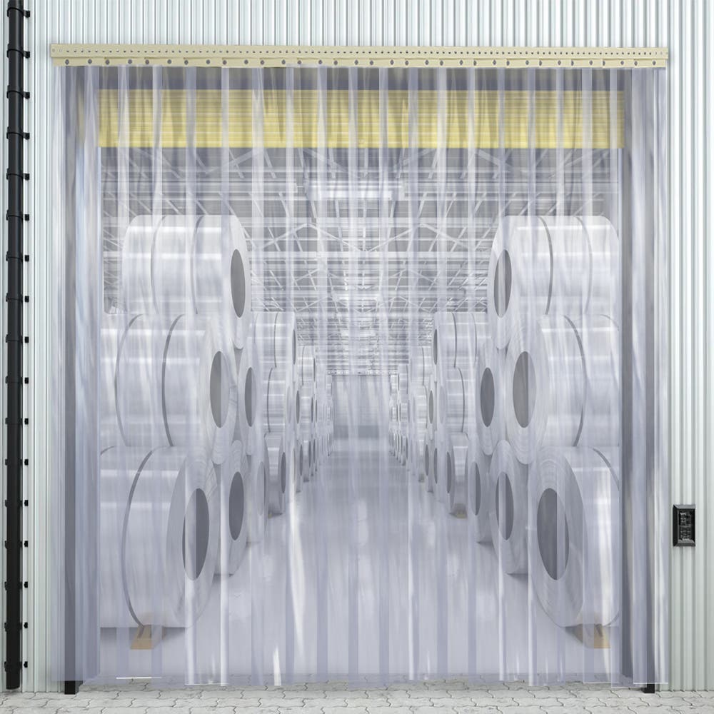 Vinyl Strip Door Curtain Kit