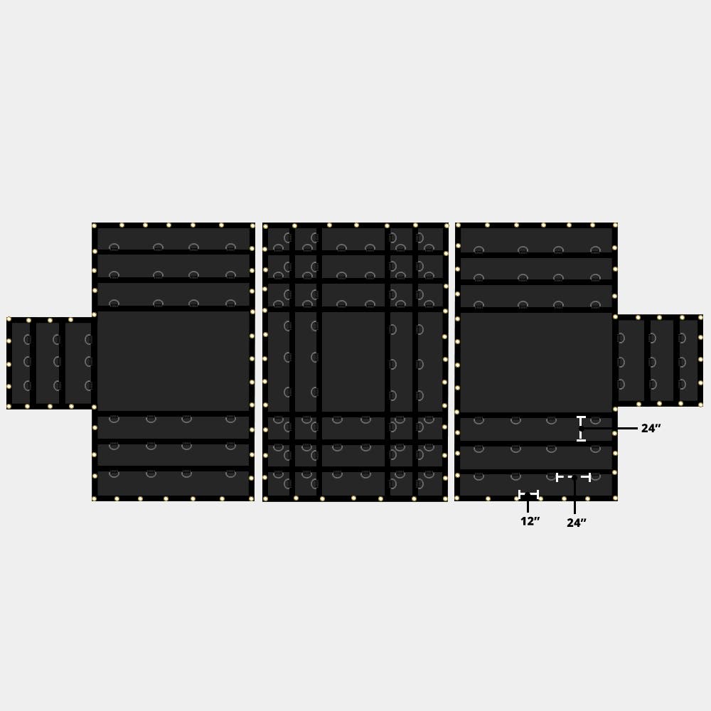 3 pc Lumber Tarp