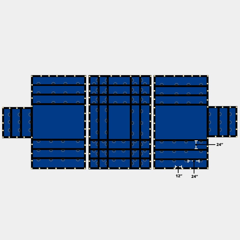 3 pc Lumber Tarp