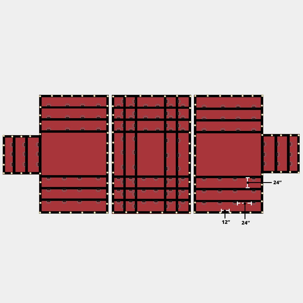 3 pc Lumber Tarp