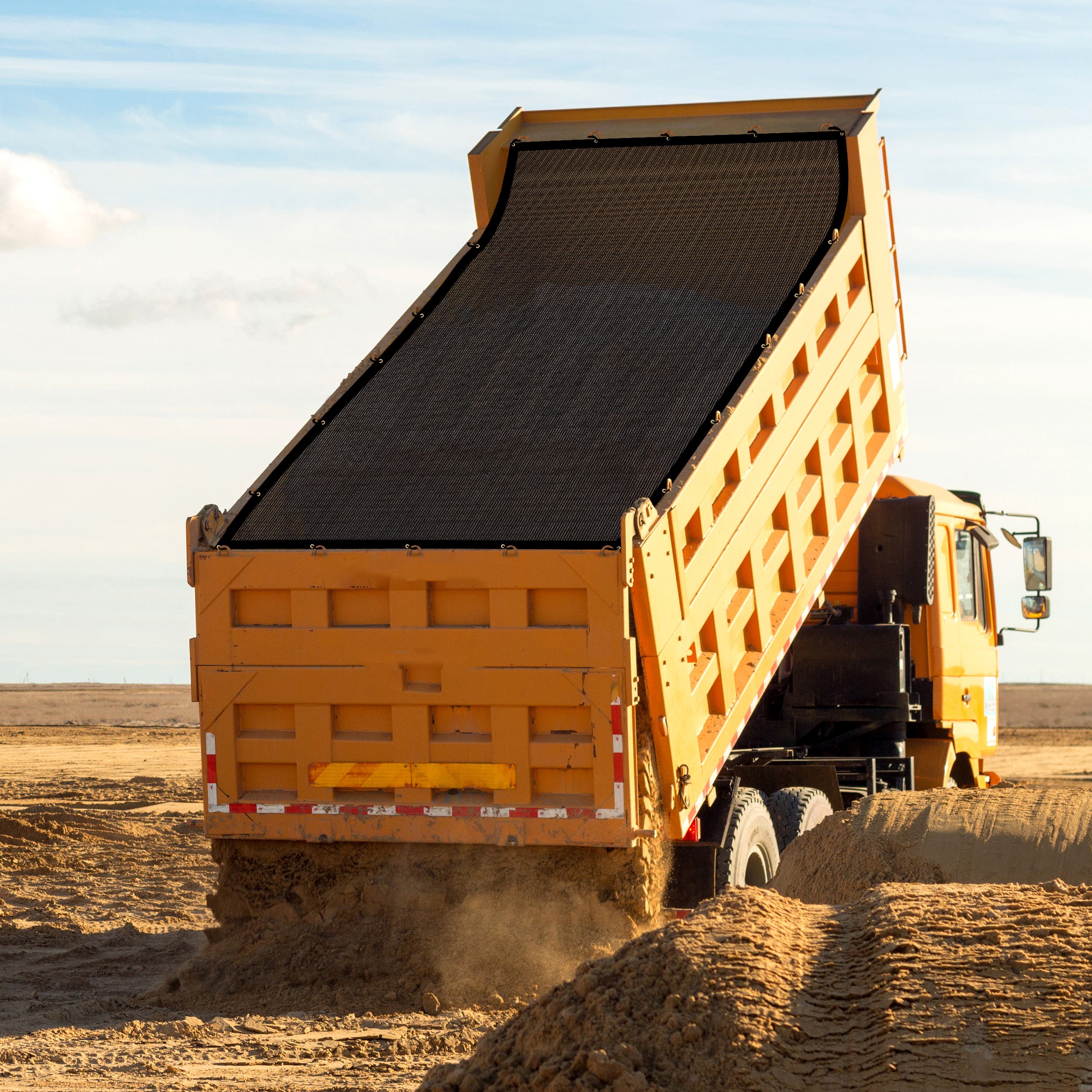 Black Mesh Tarp