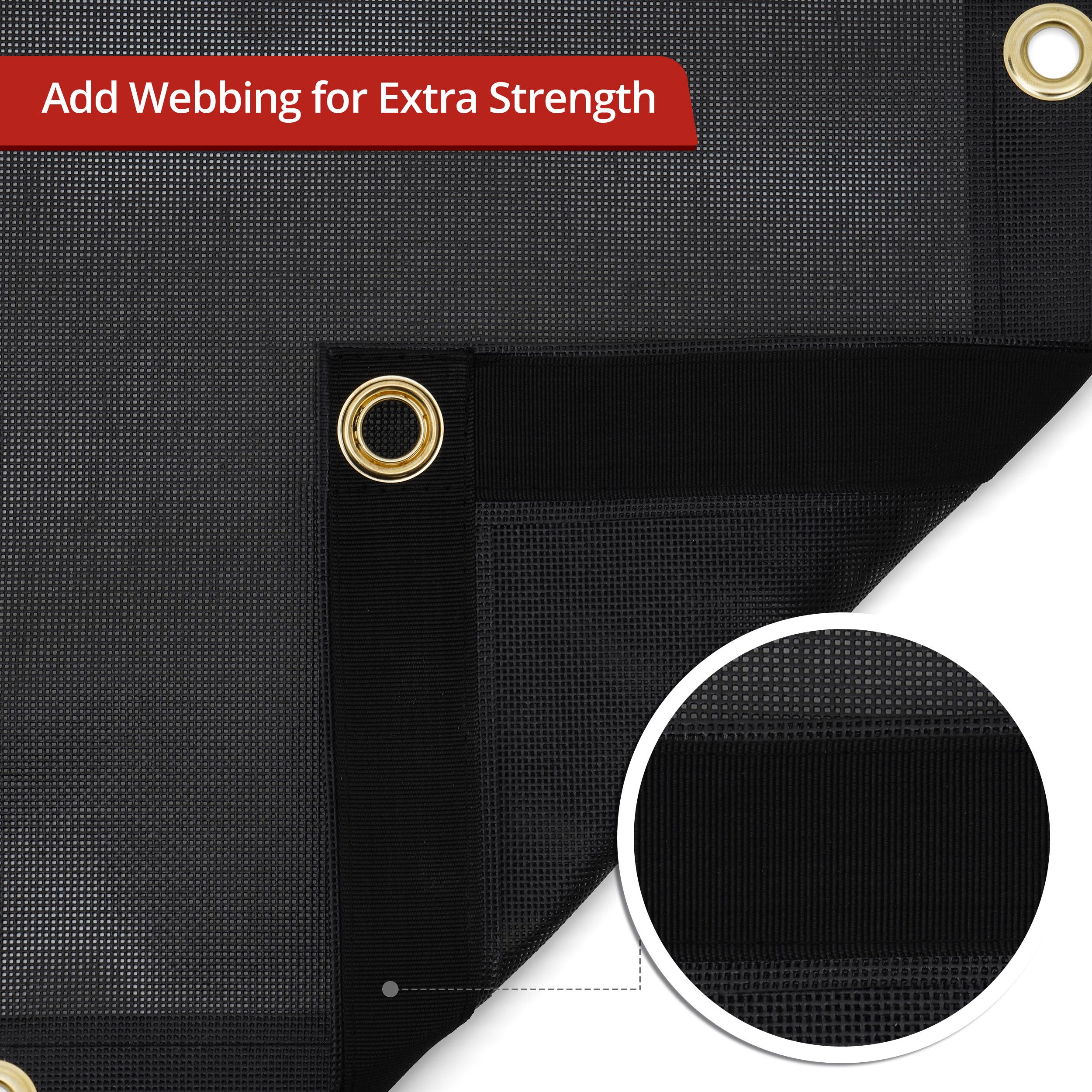 Custom Heavy Duty Mesh Tarp - 60% Shade