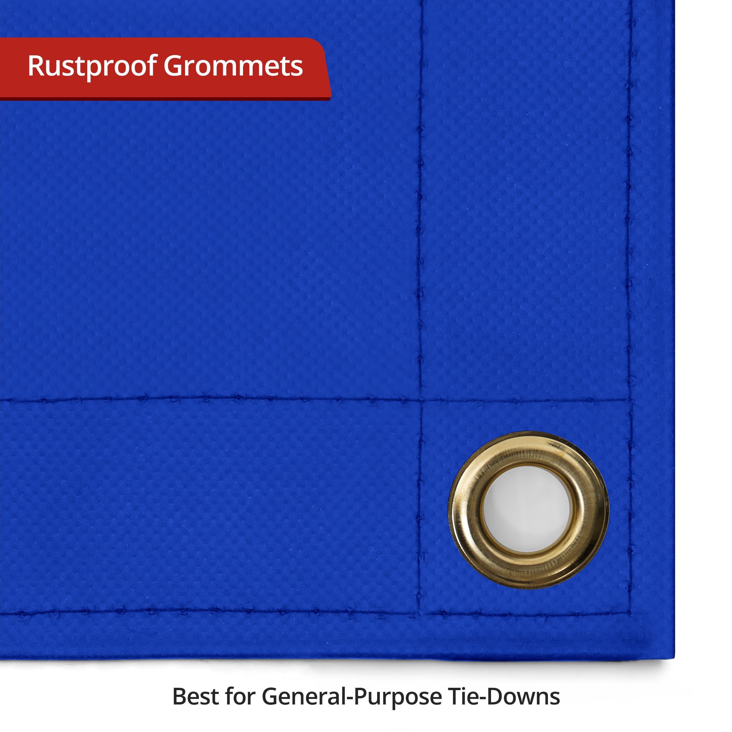 Custom Heavy Duty Vinyl Tarp - Blue