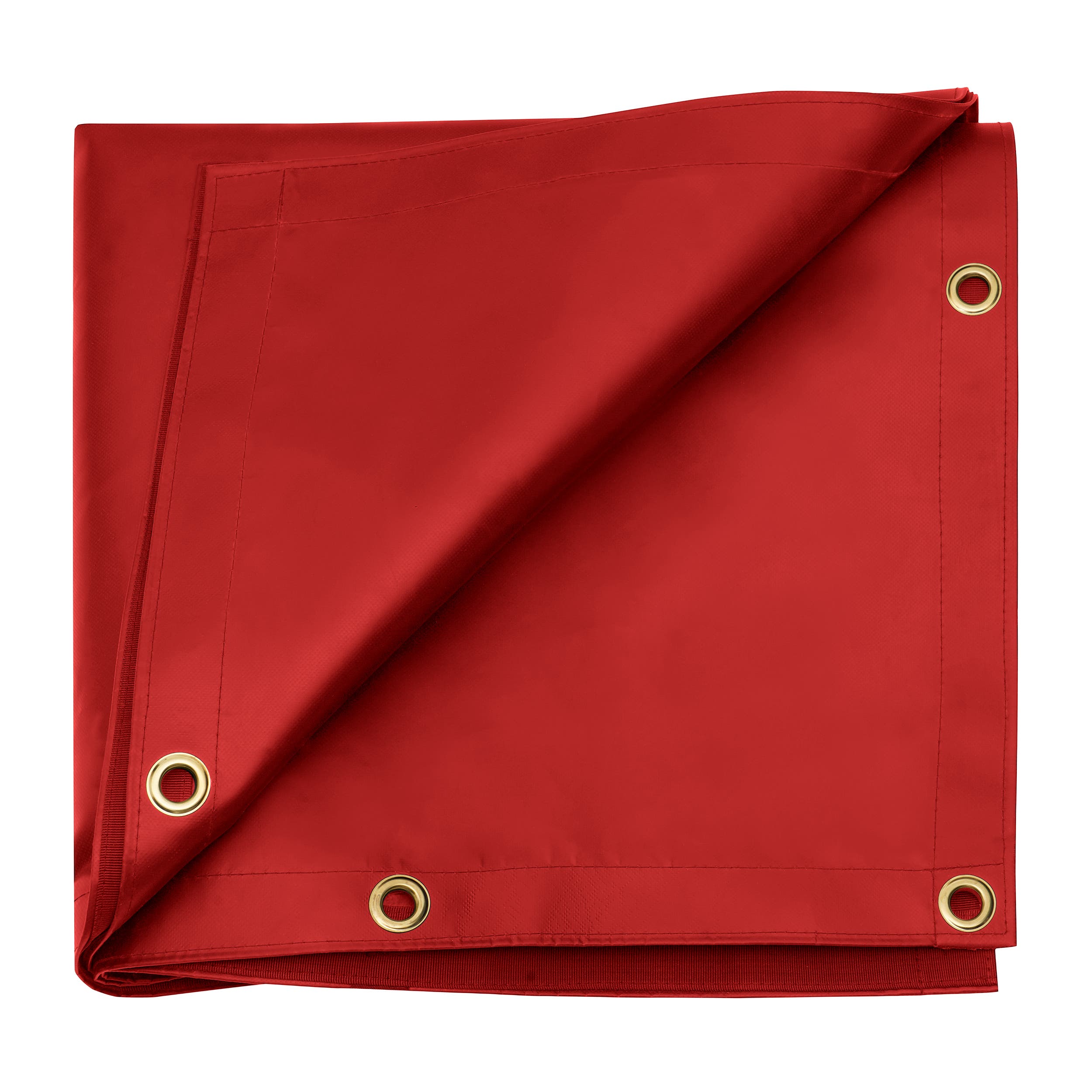 Custom Heavy Duty Vinyl Tarp - Red
