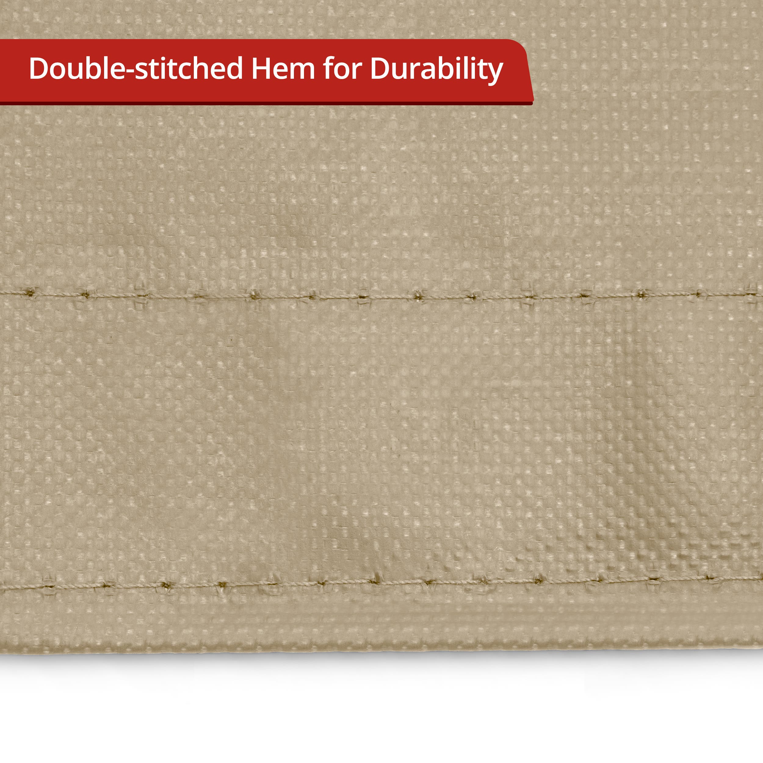 Custom Medium Duty Vinyl Tarp - Beige