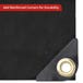 Custom Medium Duty Vinyl Tarps - Black