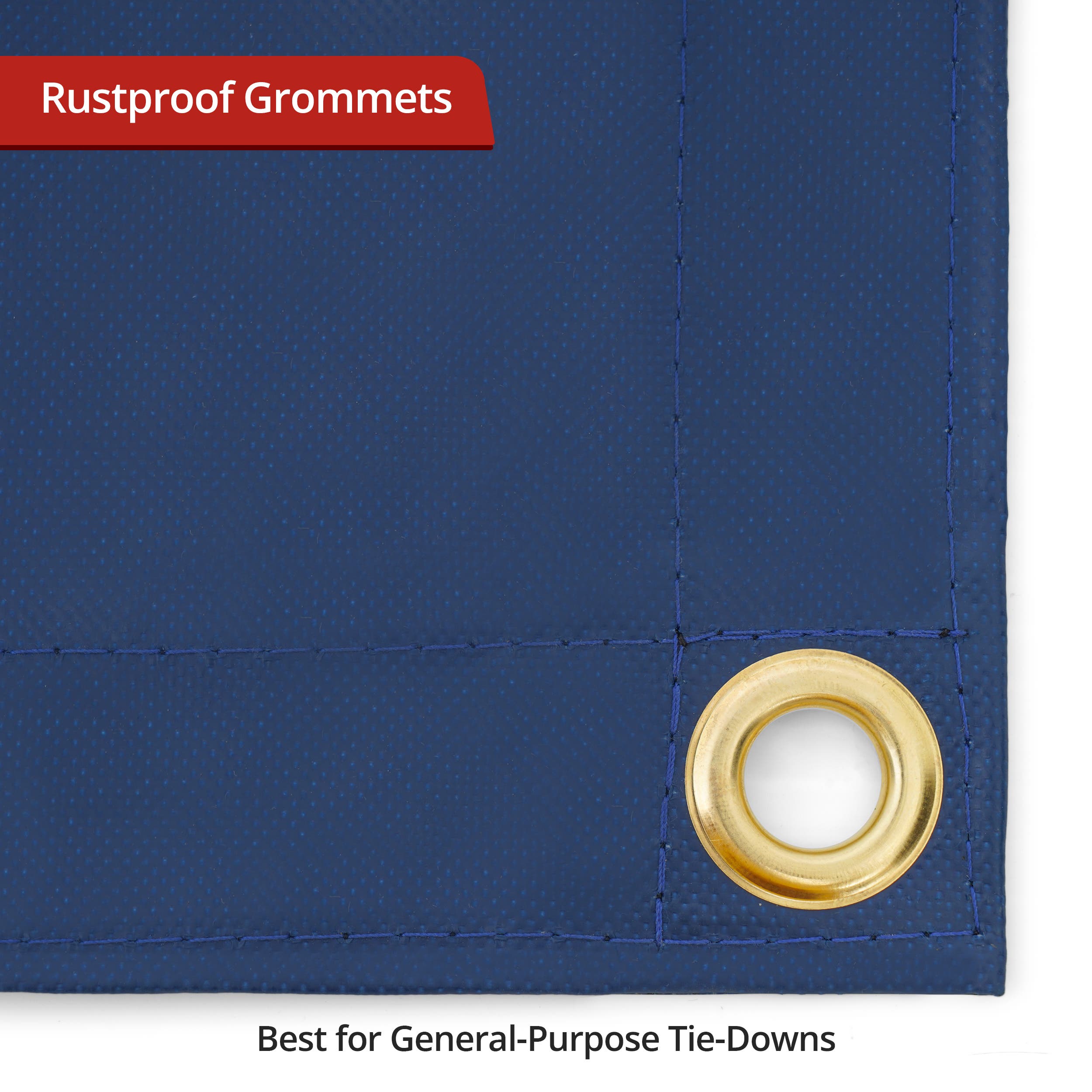 Custom Light Duty Vinyl Tarps - Blue