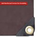 Custom Medium Duty Vinyl Tarp - Brown