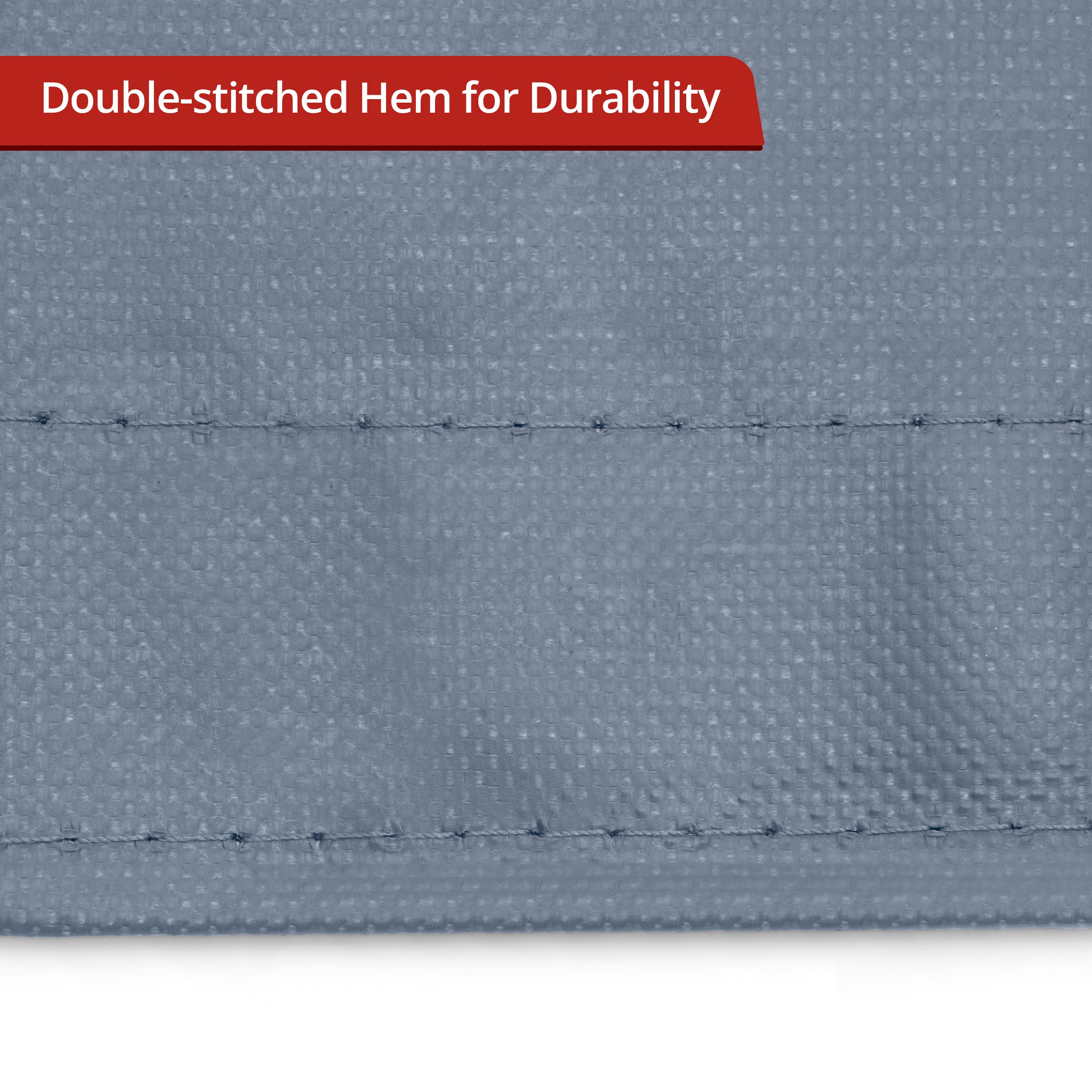 Custom Medium Duty Vinyl Tarp - Gray
