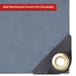 Custom Medium Duty Vinyl Tarp - Gray