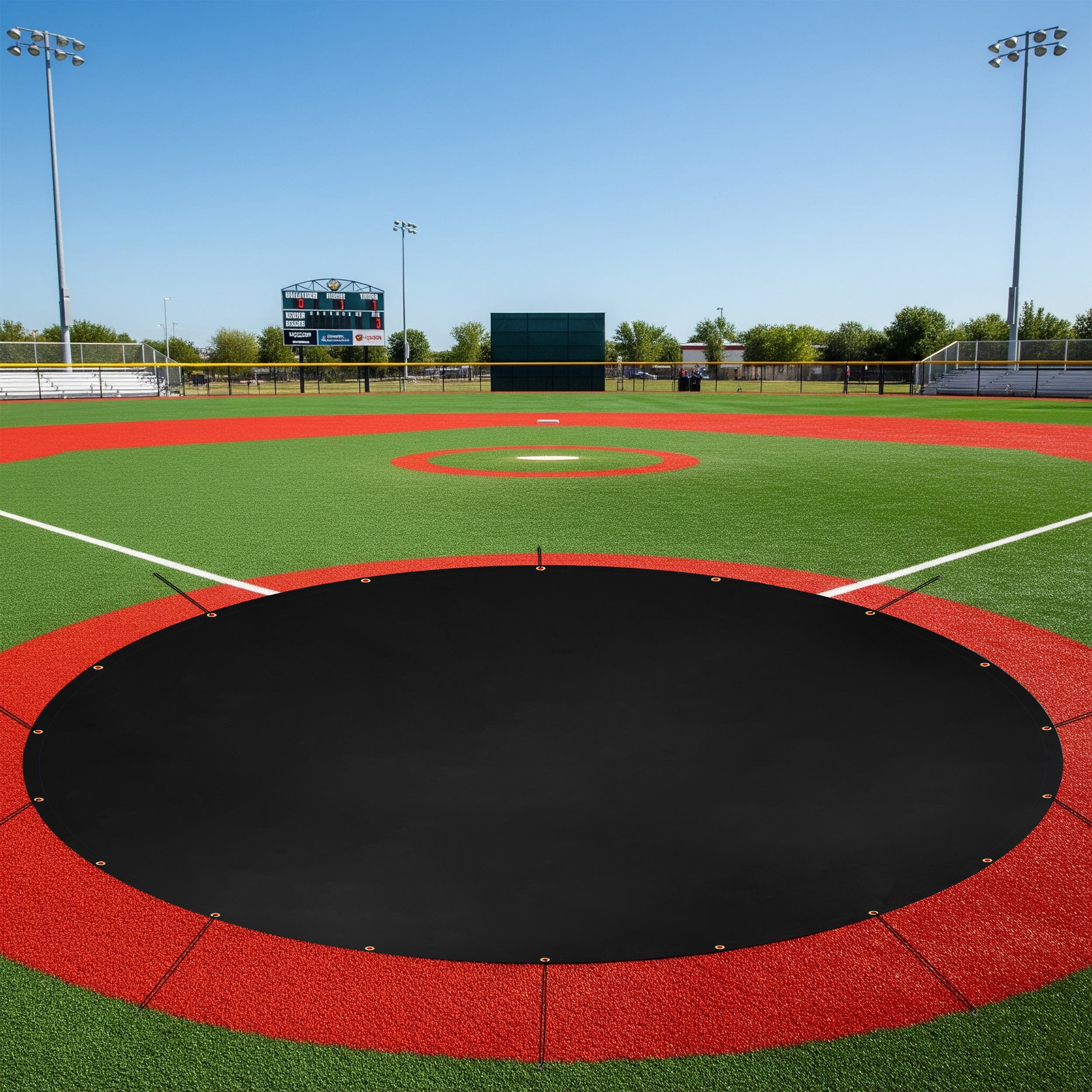 Custom Super Heavy Duty Vinyl Tarp - Round