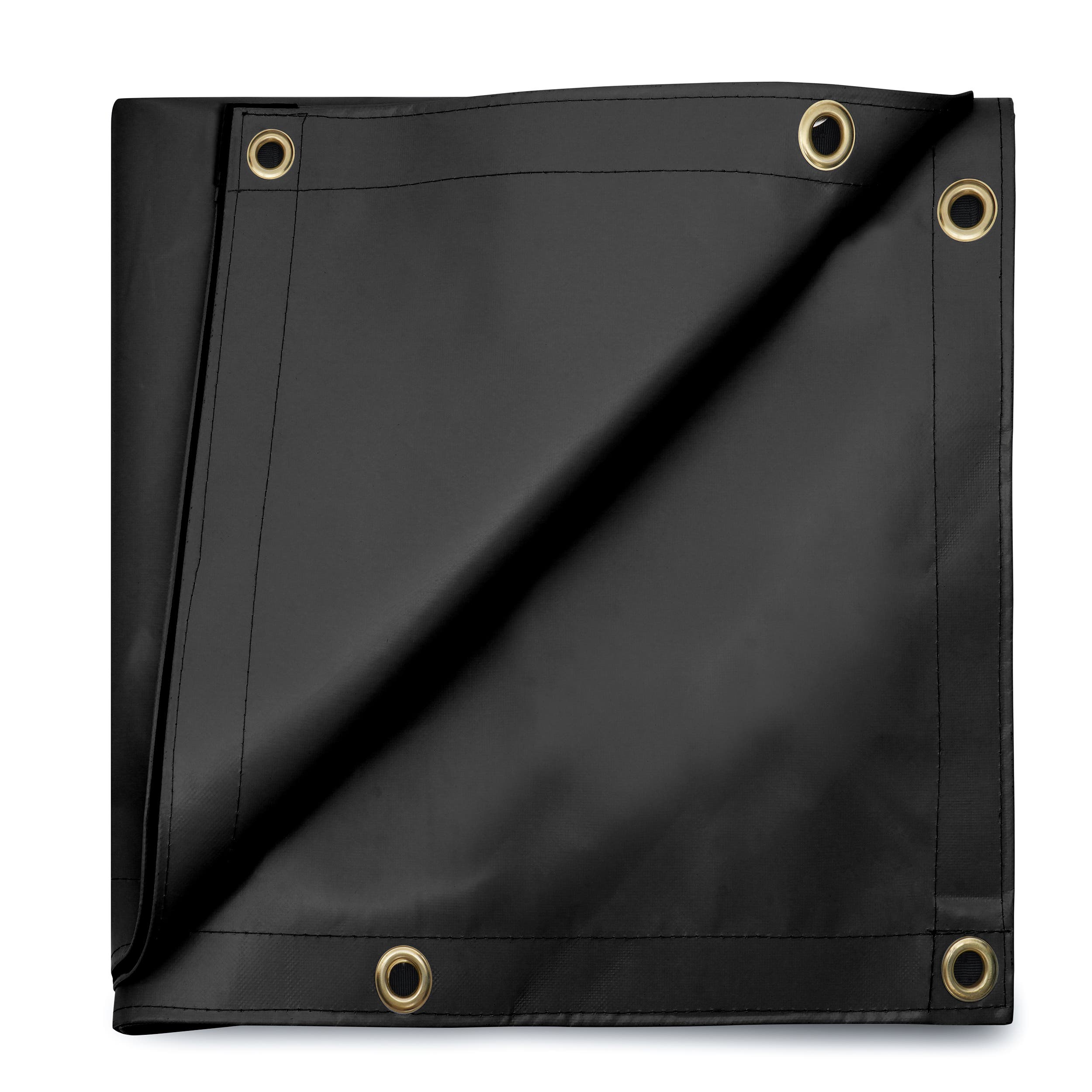 Custom Super Heavy Duty Vinyl Tarp - Black