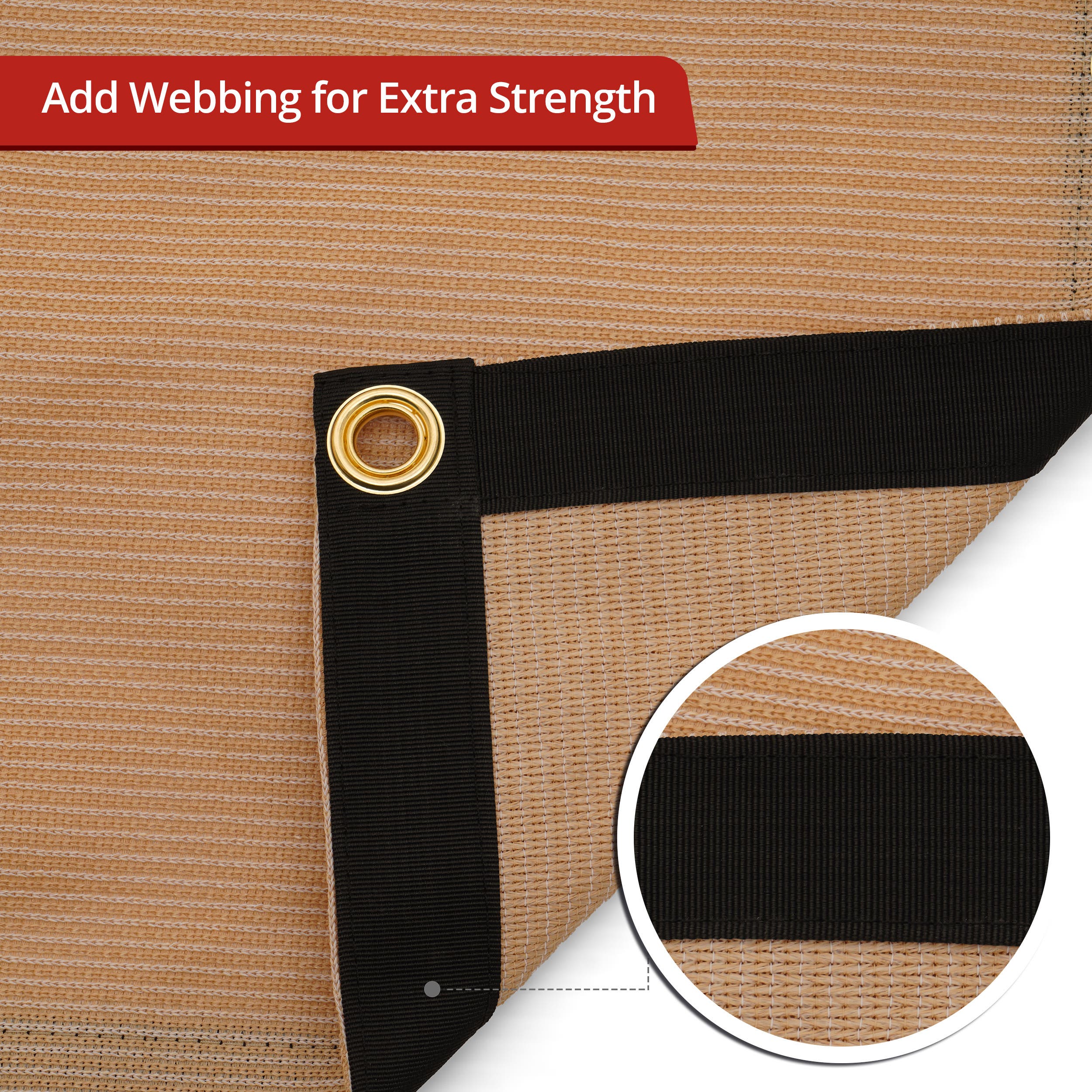 Knitted Mesh Tarp - 85% Shade