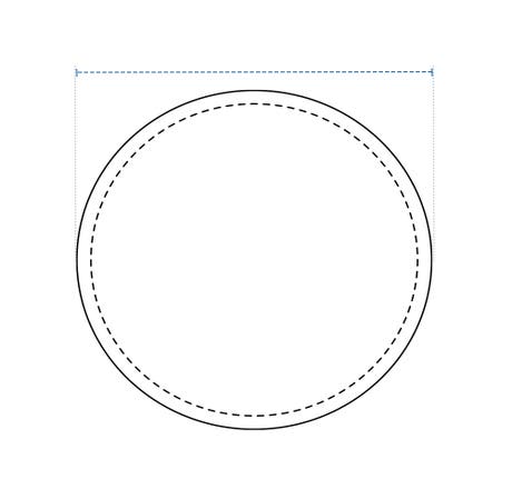 Baseball Weighted Mound Tarp - Round