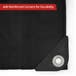 Custom Light Duty Poly Tarp - Black