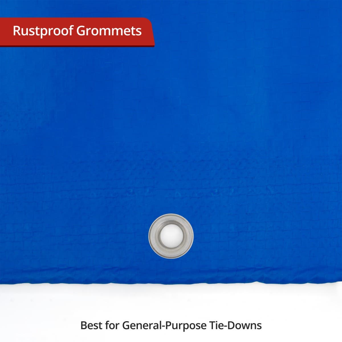 Custom Light Duty Poly Tarp - Blue