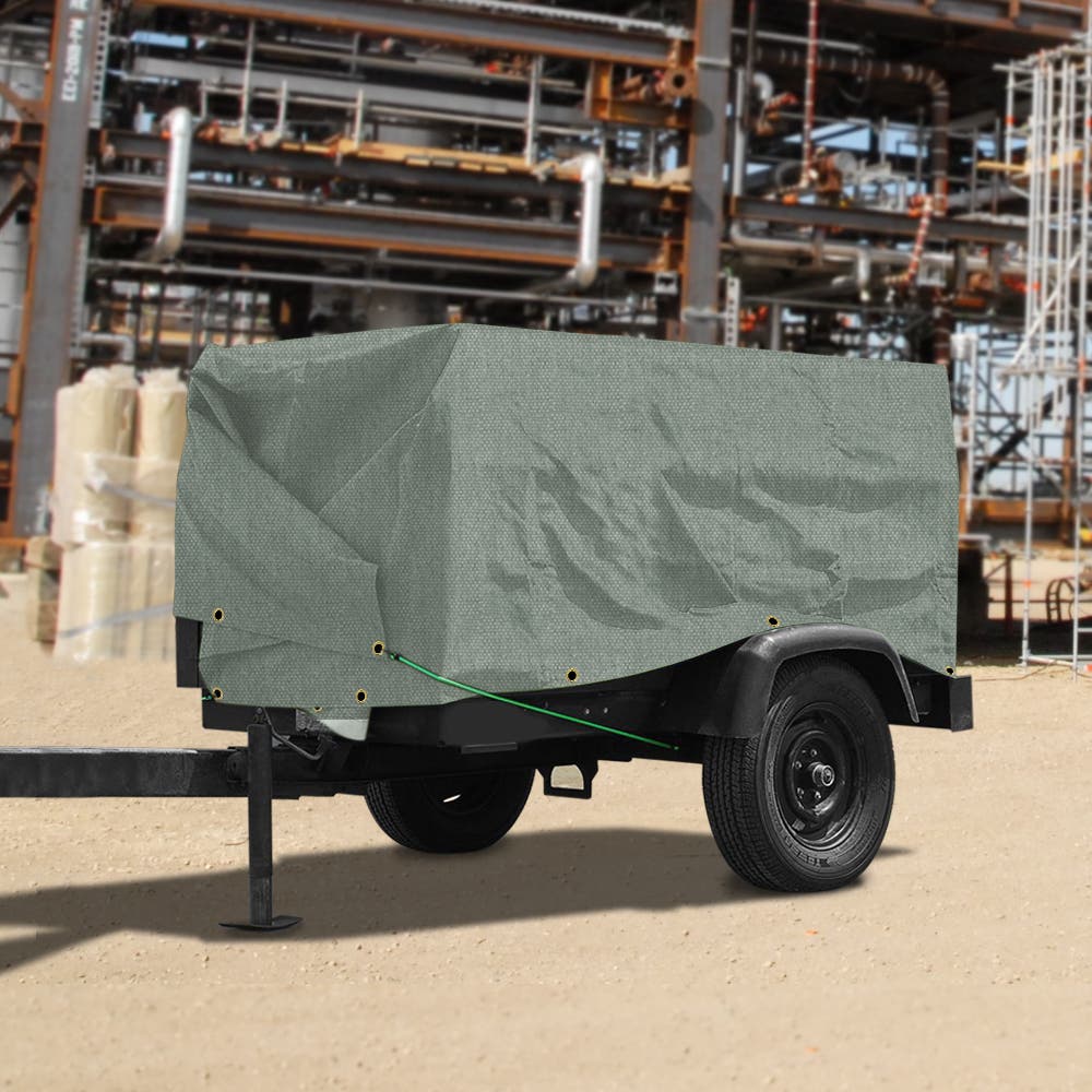 Water Resistant Canvas Tarp - Olive green