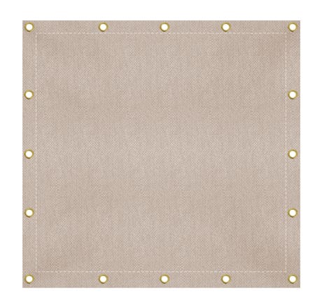 Water Resistant Canvas Tarp - Mustard Tan