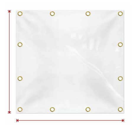 Fire Retardant Clear Vinyl Tarp