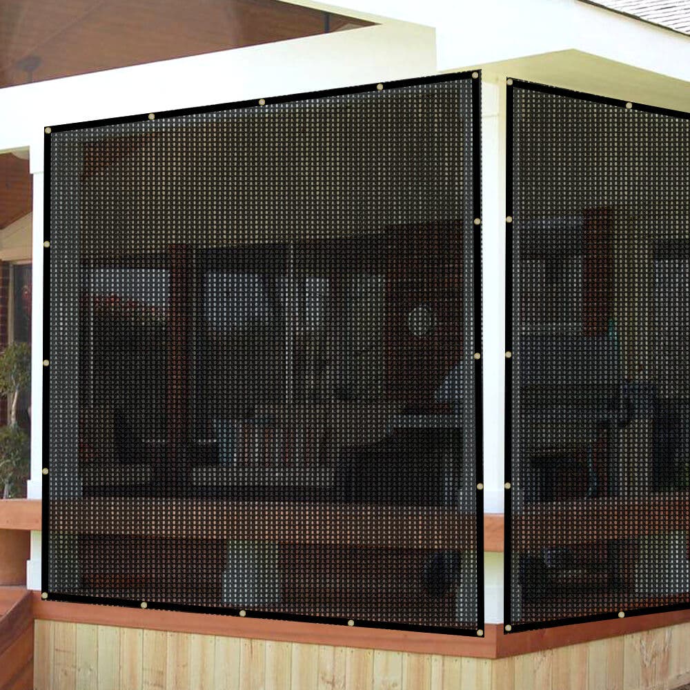 Black Mesh Tarp