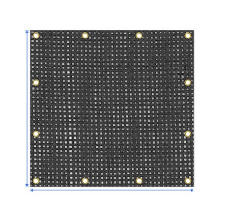 Black Mesh Tarp