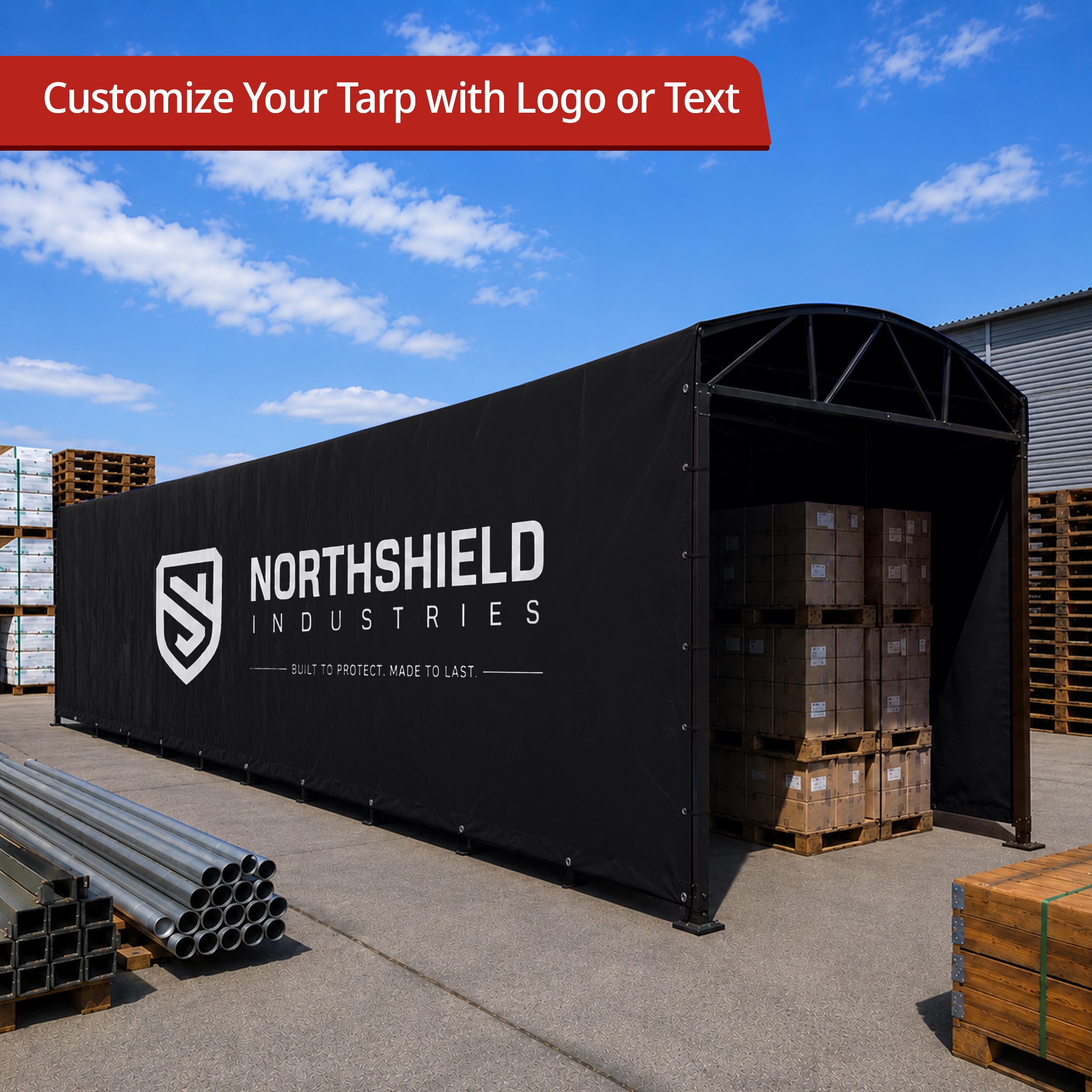 Custom Heavy Duty Vinyl Tarp