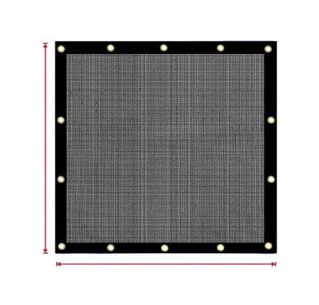 Black Mesh Tarp